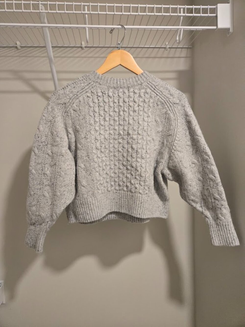 Universal Thread Gray Cable Knit Sweater Size S - Picture 2 of 3